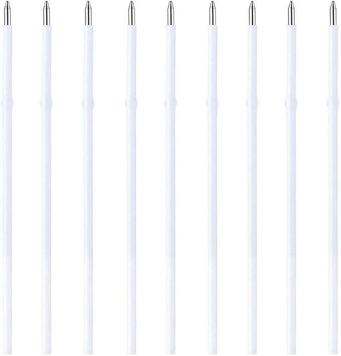 20 pcs 1mm Blue Color Replaceable Ballpoint Pen Refill School Office Supplies(4.2 inch)