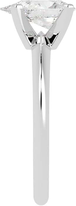 1 to 5 Carat LAB GROWN Solitaire IGI CERTIFIED Diamond Engagement Ring (E-F Color VS2-SI1 Clarity)