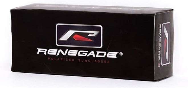 Renegade Patented Bifocal Polarized Reader Full Rim Men's Fishing Sunglasses 100% UV Protection with Microfiber Bag (Matt Black Frame, Smoke Lens -600882, Bifocal +2.00)