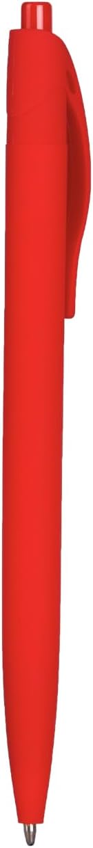 BallPoint Pens, 50 Pack (BLACK Ink),Bulk Pens, Red Barrel,Click Pens for Office Home and School, Retractable Ballpoint Pens, Medium Point, 1.00MM (Red)