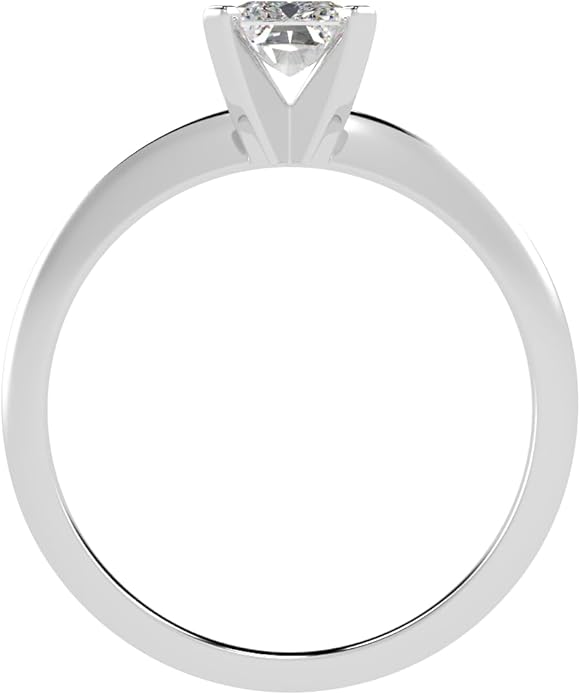 1 to 5 Carat LAB GROWN Solitaire IGI CERTIFIED Diamond Engagement Ring (E-F Color VS2-SI1 Clarity)