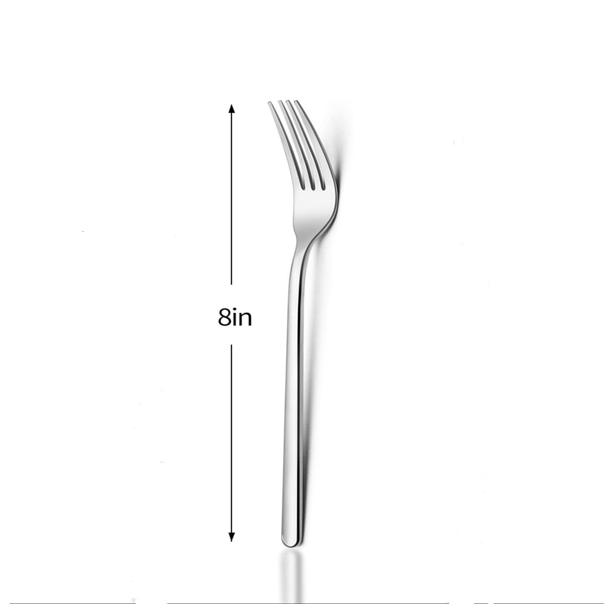 KINGSTONE Dinner Forks Set of 12, 8-Inch 18/10 Stainless Steel Forks Cutlery Table Forks for Home, Kitchen & Restaurant, Dishwasher Safe (Dinner Forks Set, 12-Piece)
