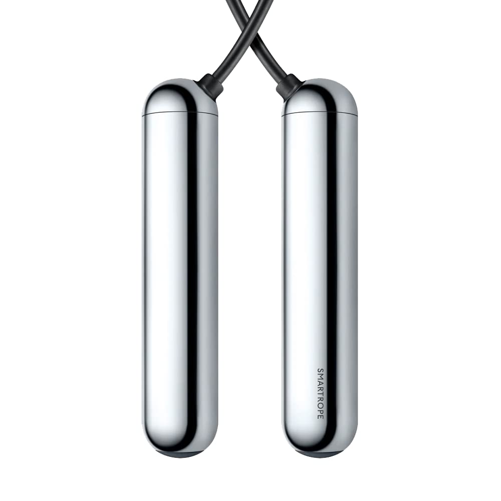 [Tangram Factory] Smart Rope - LED embedded Jump Rope (Chrome, Large)