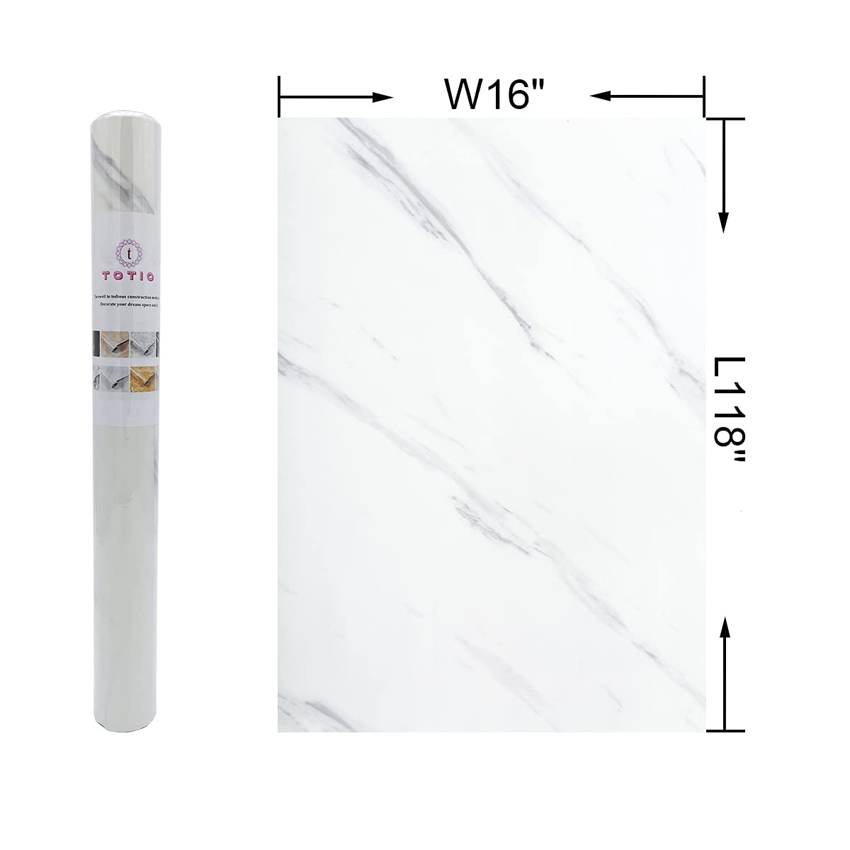 White Marble Contact Paper Textured Beige White Granite Wallpaper Peel Stick Countertop Contact Paper Removable Waterproof Adhesive Paper Thick Shiny Marble Look Wall Paper Kitchen Table Vinyl Wrap