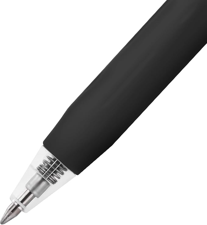 EYEYE G-103 Retractable Gel Pens Black 0.7mm, 25 Pack Medium Point Gel Ink Pens Quick Drying, 0.7 mm Fine Piont Ballpoint Pen Smooth Writing for Office School Supplies