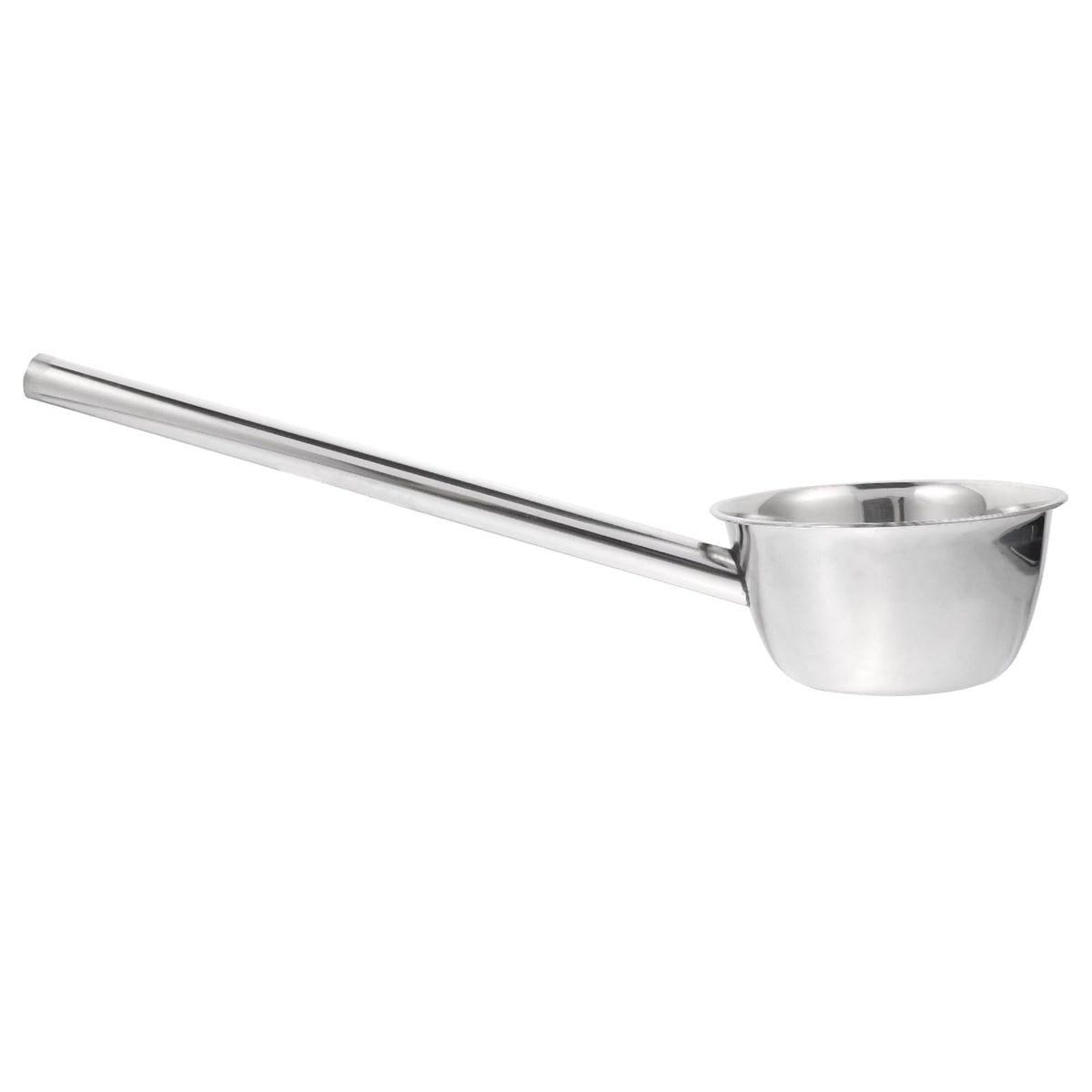 Yardwe Long Handle Water Scoop 18 Inch Stainless Steel Ladle for Kitchen and Gardening Use Deep Bowl Household Watering can Bailer with Comfortable Grip