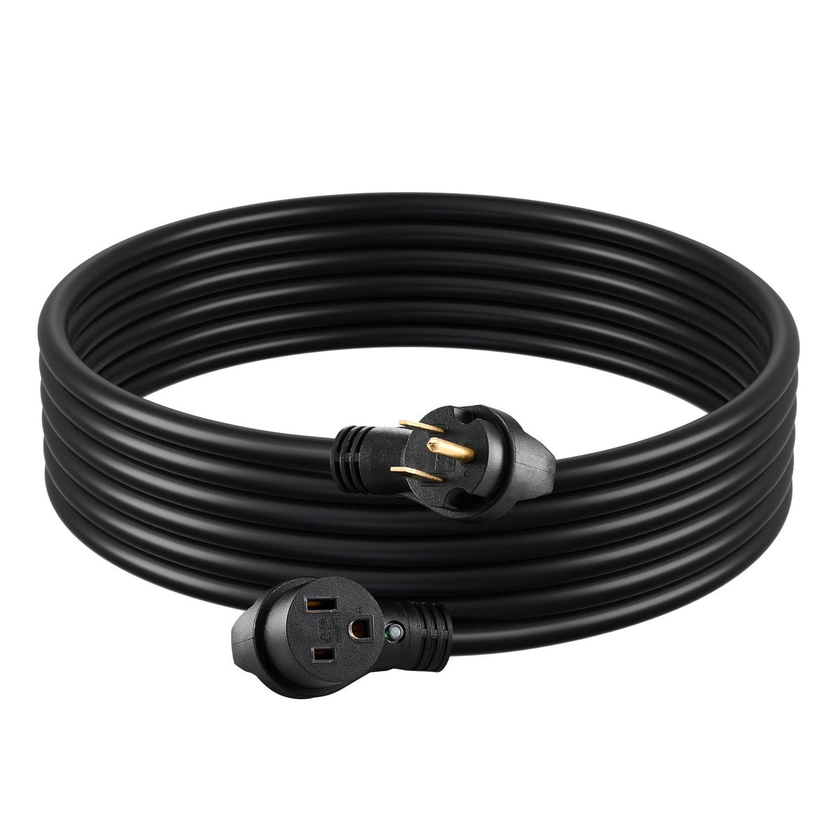 50-Amp Generator Extension Cord, 50 Foot, 250 Volts 12500 Watts Heavy Duty Power Cable, NEMA 6-50R NEMA 6-50P SWT 6AWG Flexible Welder Extension Cord, with Storage Bag, for Generator, ETL Listed