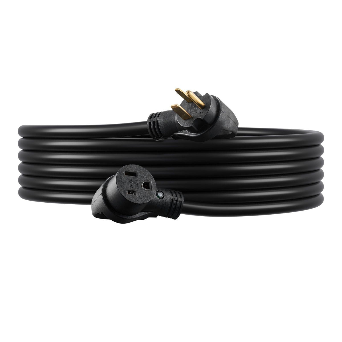 50-Amp Generator Extension Cord, 50 Foot, 250 Volts 12500 Watts Heavy Duty Power Cable, NEMA 6-50R NEMA 6-50P SWT 6AWG Flexible Welder Extension Cord, with Storage Bag, for Generator, ETL Listed