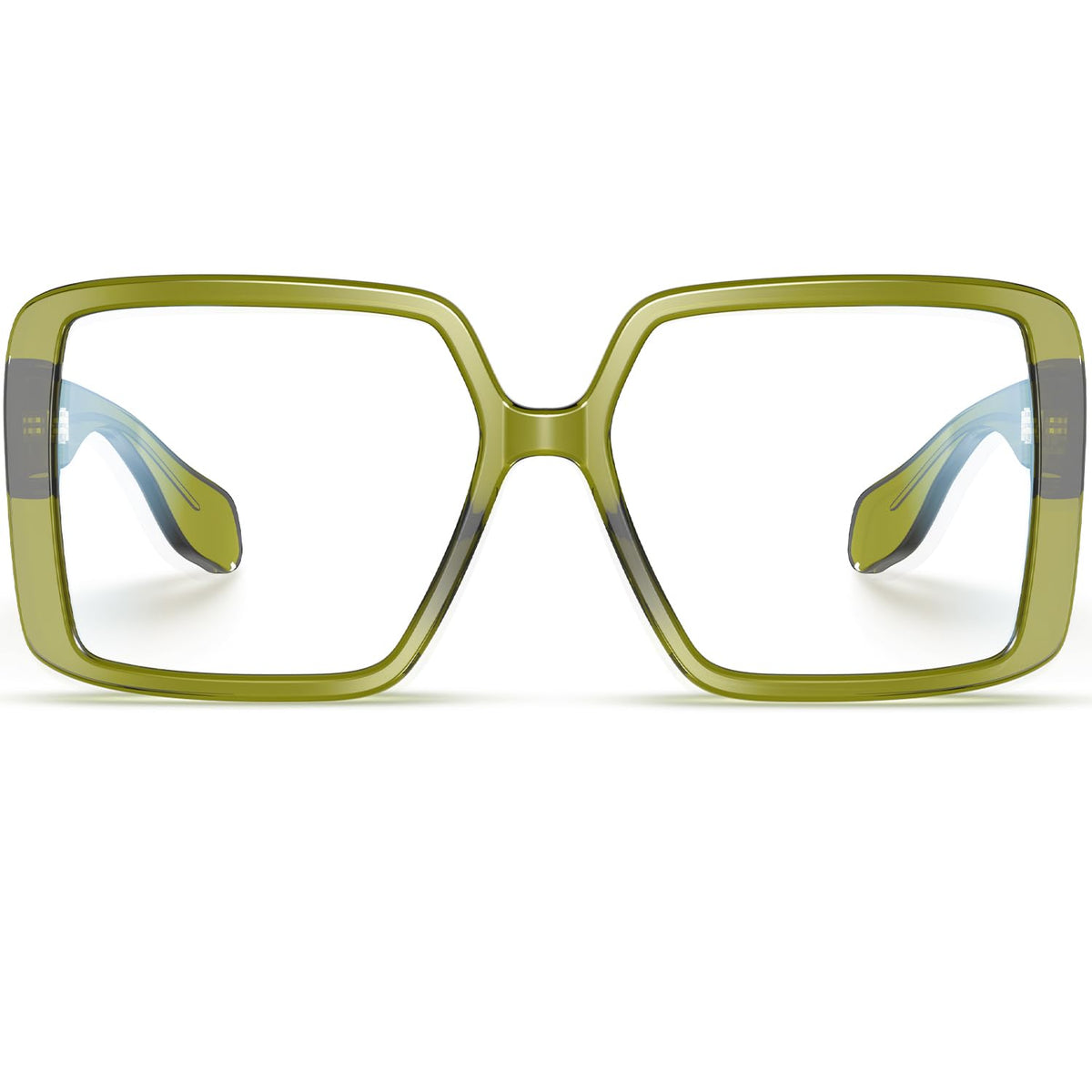 VISOONE Oversized TR90 Blue Light Blocking Glasses Fashion Accessories Non Prescription for Women Harvard