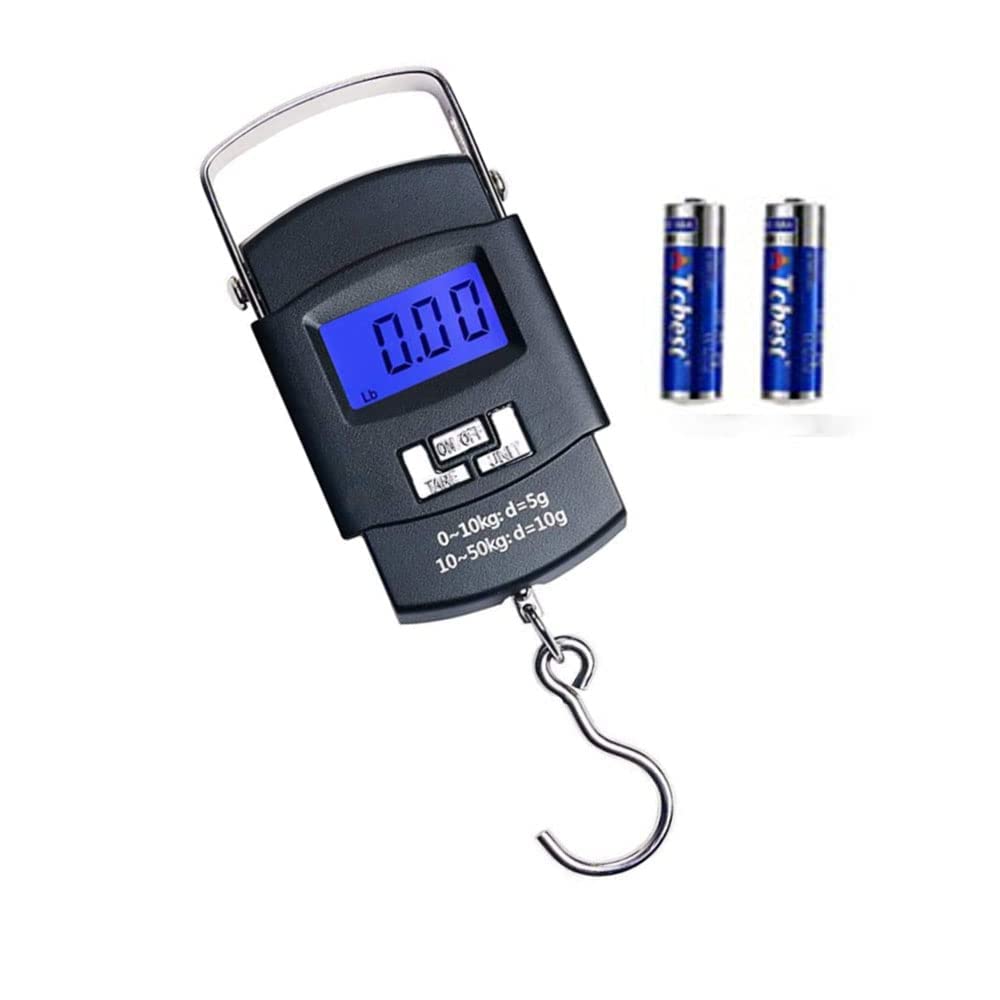Luggage Scale with Battery Automatic Reading, Many Ways of use, Accurate Numbers, The Perfect Multifunctional Scale, a Good Helper for Your Travel and Fishing