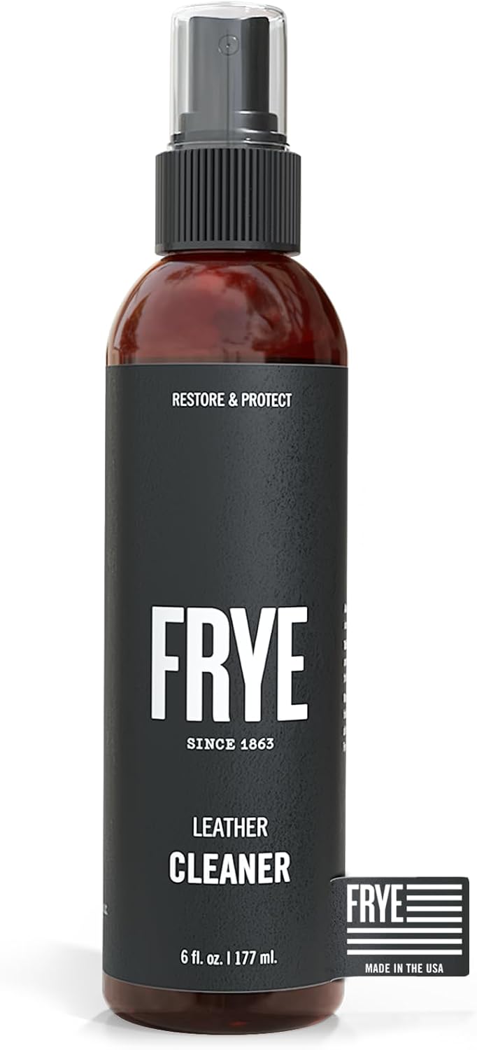 Frye Instant Leather Cleaner – Deep Clean for Leather | Non-Toxic, Made in USA | Gently Lifts Dirt from Shoes, Boots, Couches, Purses, Bags & More