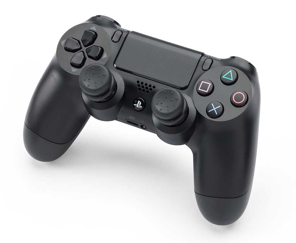 KontrolFreek Ultra for PlayStation 4 (PS4) and PlayStation 5 (PS5) Controller | Performance Thumbsticks | 2 High-Rise Concave | Black