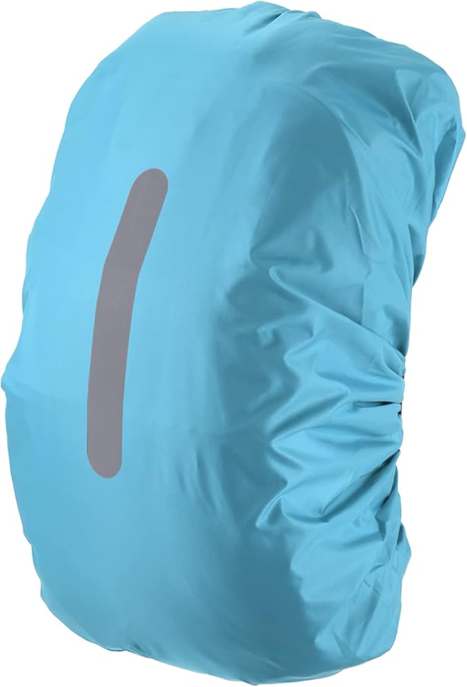 PATIKIL Waterproof Backpack Rain Cover, Non-Slip Backpack Cover with Vertical Reflective Strap Stay Dry for Hiking, Camping, Hunting