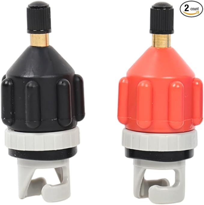 2 Pack SUP Pump Adapter for Inflatable Paddle Board and Kayak, Stand Up Paddle Board Air Valve Adapter with Strong Seal, Resistant and Easy to Use Inflation Converter