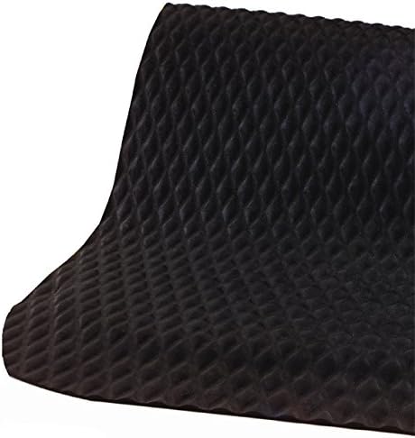 American Floor Mats Hog Heaven Premium 7/8" Black & Black Border 3' x 4' Nitrile Backed Anti-Fatigue Comfort Mat