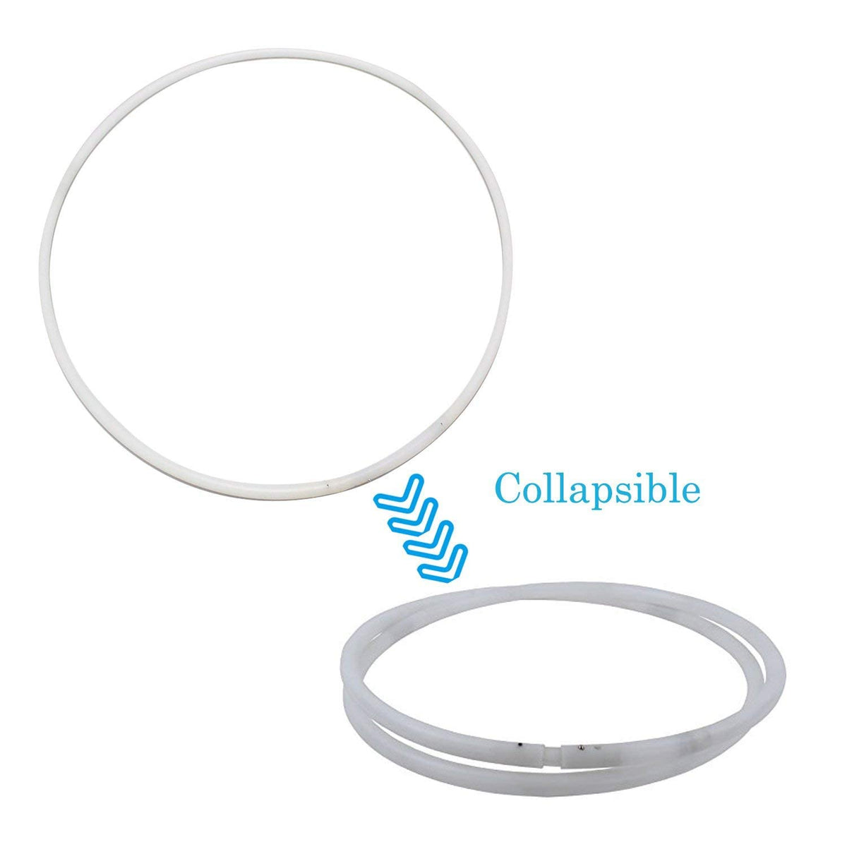 LED Hoops for Kids Adults - CRTEPST Light Up Glow Sport Rings Dance Toy for Sports Playing Exercise