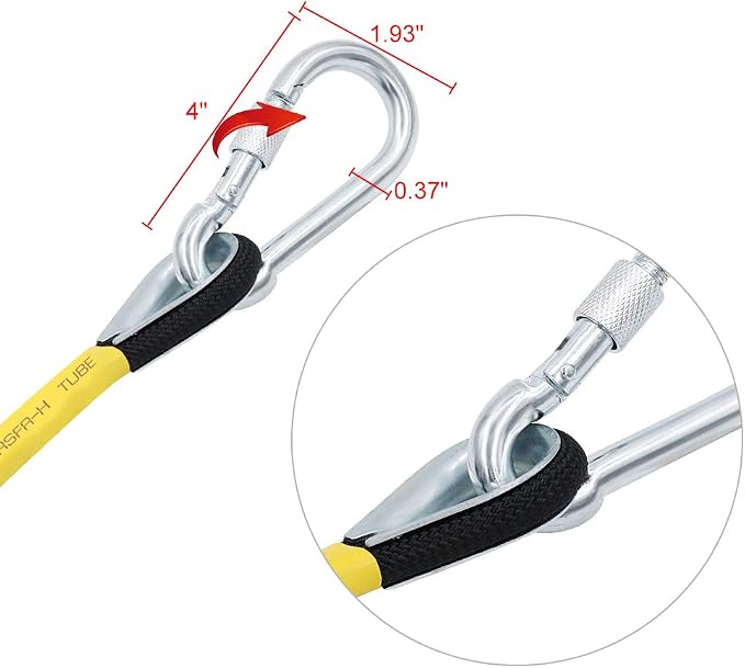 X XBEN Outdoor Climbing Rope 10M(32ft) 20M(64ft) 30M(96ft) 50M(160ft) 70M(230ft) 152M(500FT) 352M(1000FT) Static Rock Climbing Rope for Escape Rope Ice Climbing Equipment Fire Rescue Parachute