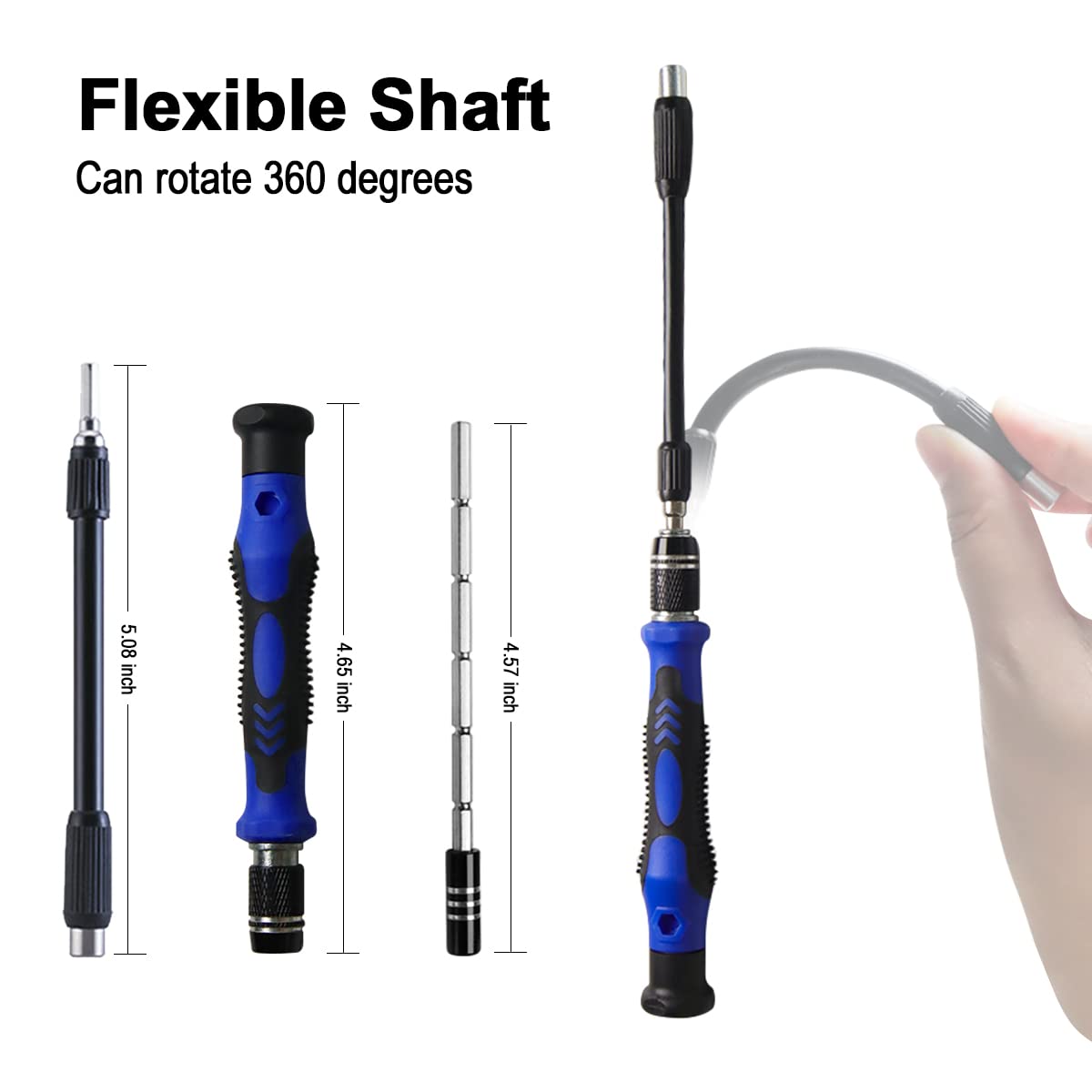 EFAITHFIX Screwdriver Sets 142-Piece Electronics Precision Screwdriver with 120 Bits Magnetic Repair Tool Kit for iPhone, MacBook, Computer, Laptop, PC, Tablet, PS4, Xbox, Nintendo, Game Console, etc