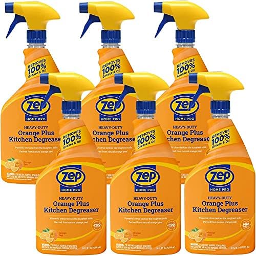 Zep Home Pro Orange Plus Kitchen Degreaser - 24 Fl. Oz. - R49506 - Pro Trusted Cleaning Power: Now in Refreshing Scents & Family Friendly Formulas (6)…