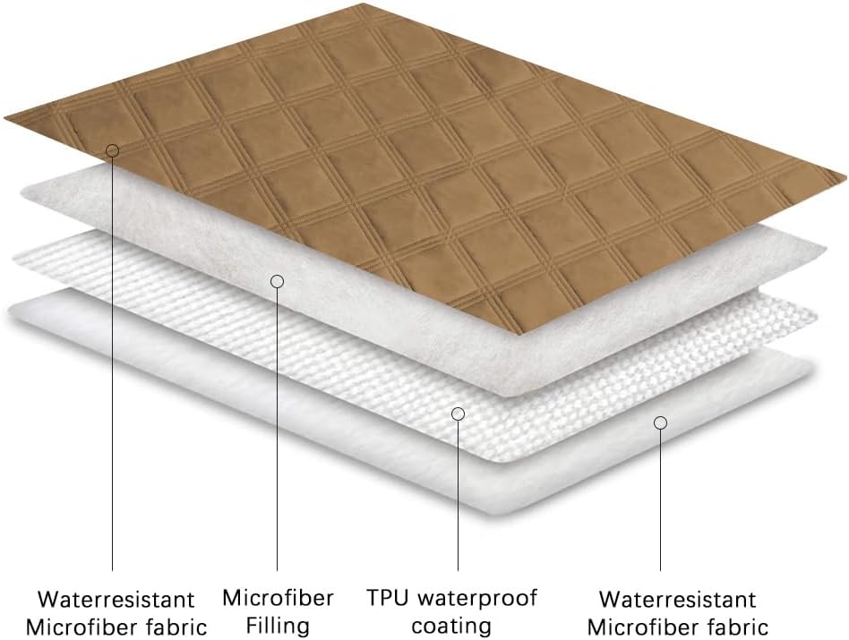 Ameritex Waterproof Dog Bed Cover Pet Blanket with Anti-Slip Back for Furniture Bed Couch Sofa