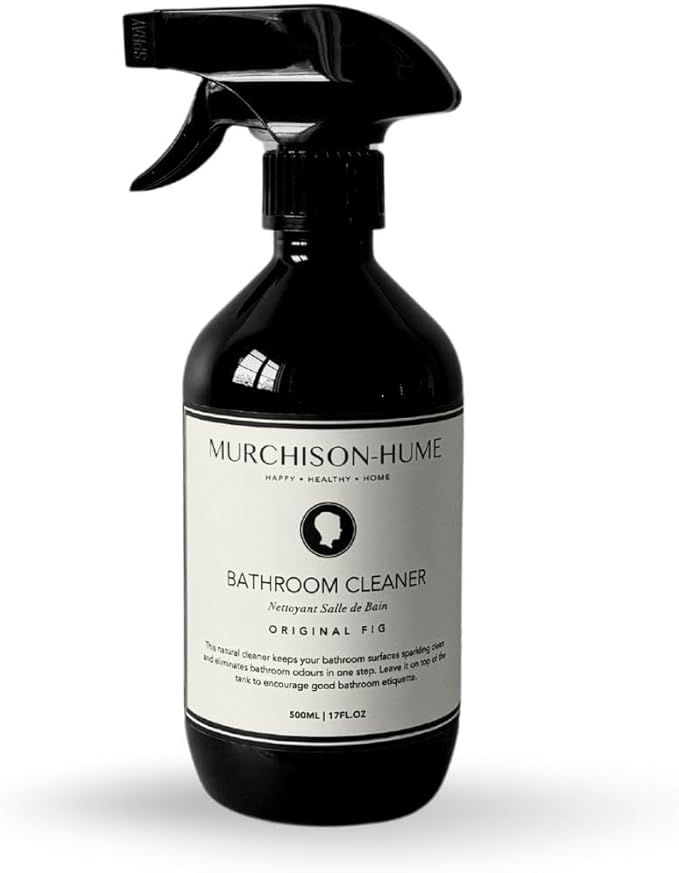 Murchison-Hume Powerful, Plant-based, Multi-Surface Bathroom Cleaner Spray for Basins, Tubs, Tiles, and Toilets. Eliminates Odor, 17oz, Original Fig Scent