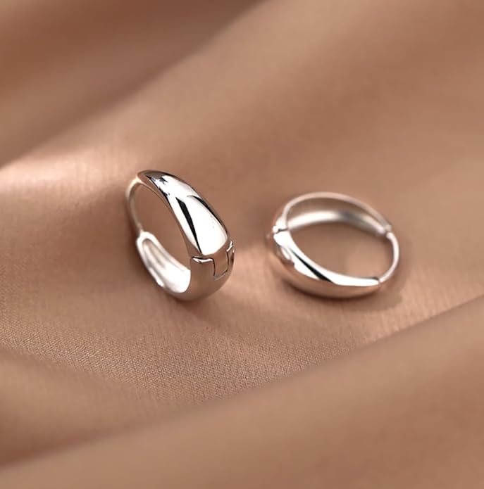 3Pairs Gold Hoop Earrings Set for Women Trendy Chunky Huggie Dainty Earring Jewelry for Women Teens