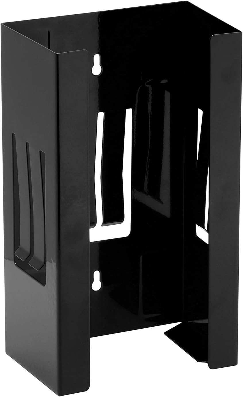 AIRTOON Magnetic Glove Dispenser, Disposable Gloves Box Holder, Glove Holder for Wall Mount, Magnetic Glove Box Holder, Black