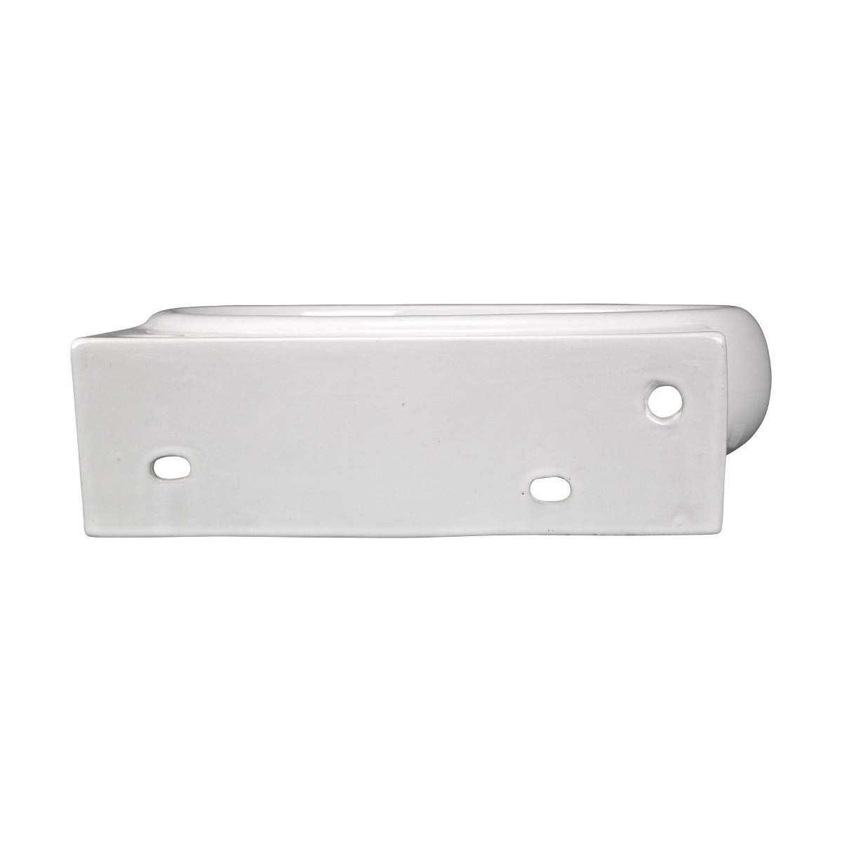 RENOVATORS Supply Manufacturing Carlin 16 in. Corner Wall Mounted Bathroom Sink in White with Overflow 17941
