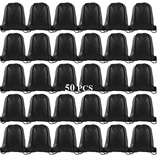 KUUQA 25Pcs Purple Drawstring Backpack Bulk Drawstring Bags String Backpack Cinch Gym Backpack for Gym Sport Traveling