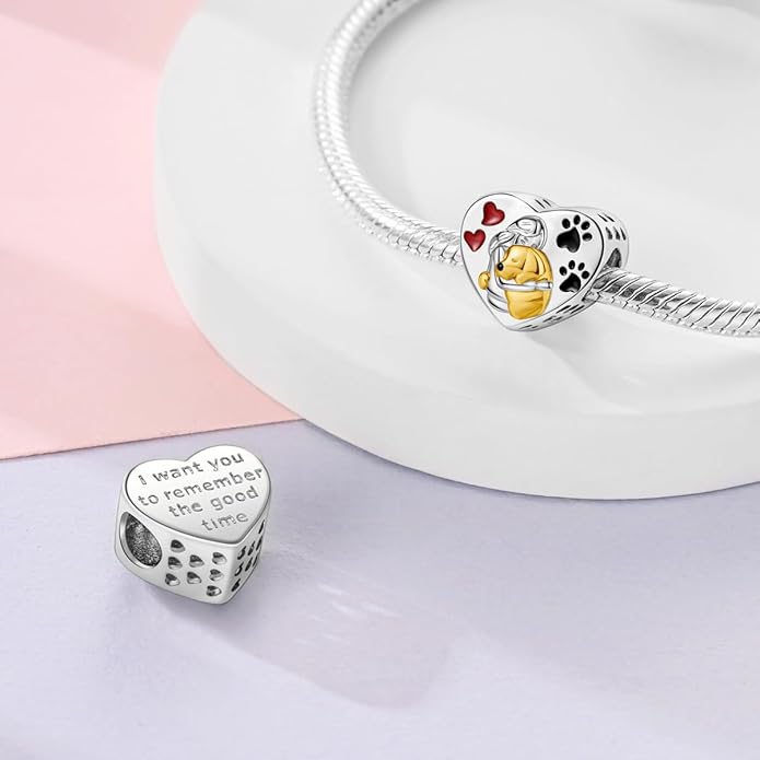 NARMO S925 Sterling Silver Charms Hamsa Charm for Pandora Bracelets Cross Charms for Bracelets Perfume High Heels Dangle Charms Silver Charms for Women