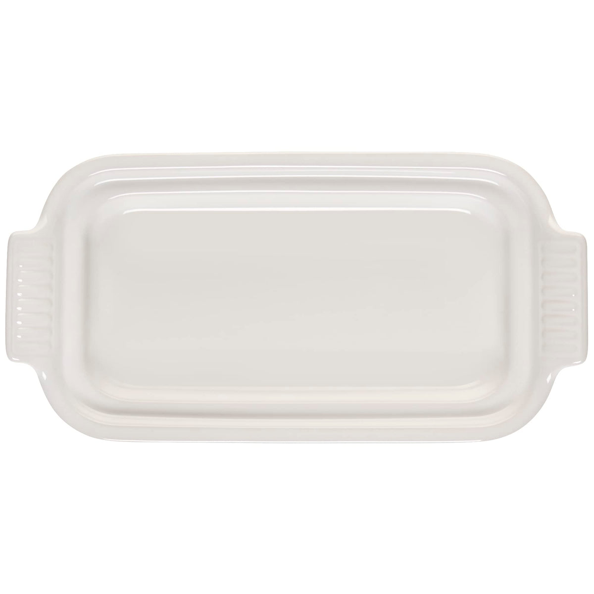 Le Creuset Stoneware Heritage Butter Dish, White