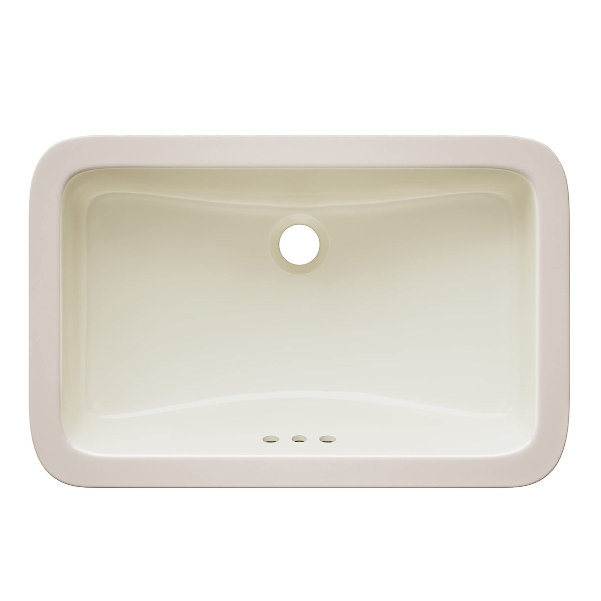 PROFLO PF1812U Norris 21" Rectangular Vitreous China Undermount Bathroom Sink with Overflow - White