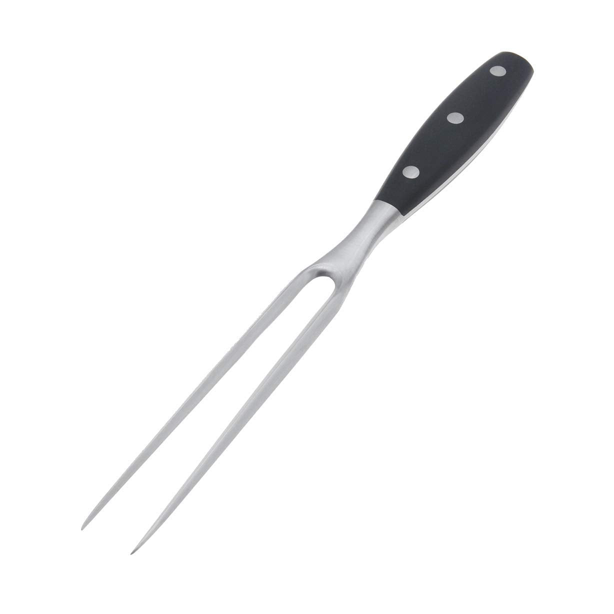 Kakamono Carving Fork, Meat Fork, 12 Inch Cooking Fork, Stainless Steel BBQ Fork, Long Metal Chef Pro Kitchen Forks for Barbecue, Serving, Cooking, Grilling, Roasting