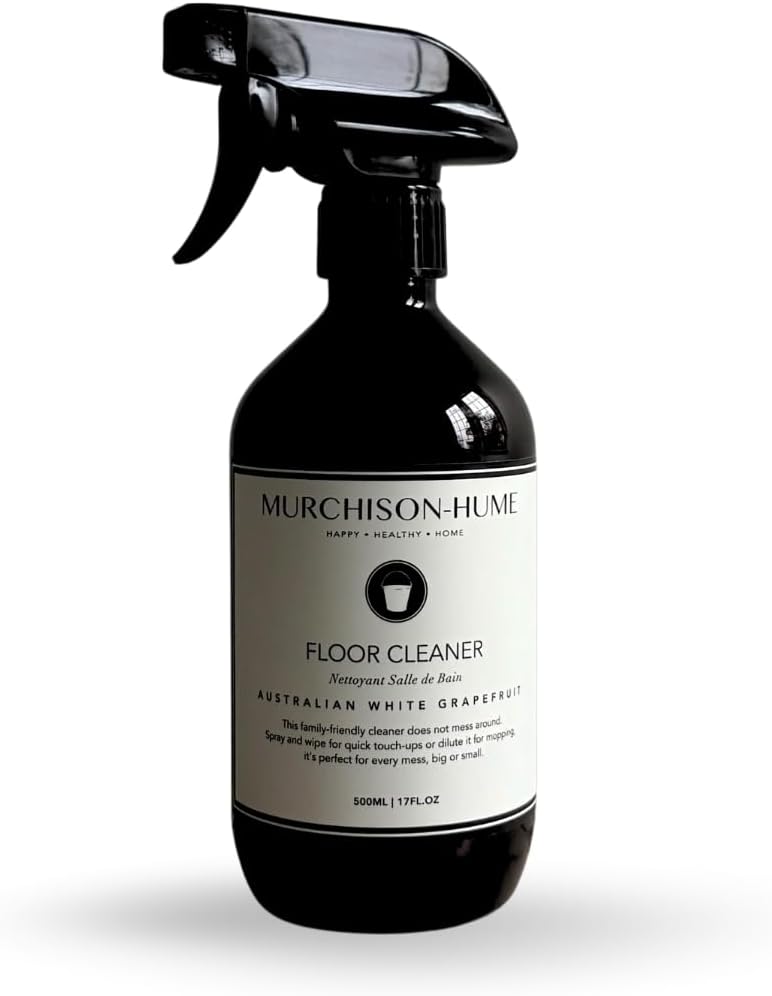 Murchison-Hume Natural Floor Cleaner Spray â Pet-Friendly, Non-Toxic, Plant-Based Formula for Hardwood, Tile & Laminate â Streak-Free Shine, Fresh Scent â 17oz Bottle-Australian White Grapefruit