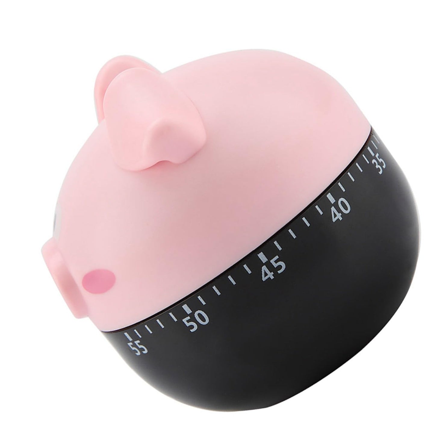 ‌shenruifa ‌‌‌‌‌‌Cute Cartoon Pig Kitchen Timer - Mechanical Cooking Timer Counter for Baking, Eggs & More (Pink)