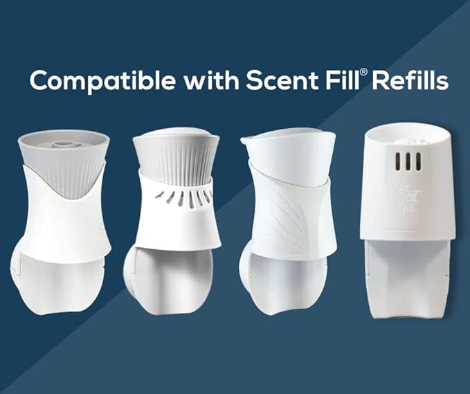 ScentDiffuse Pet Odor Deodorizing Air Freshener Starter Kit, 2 Refills + Diffuser