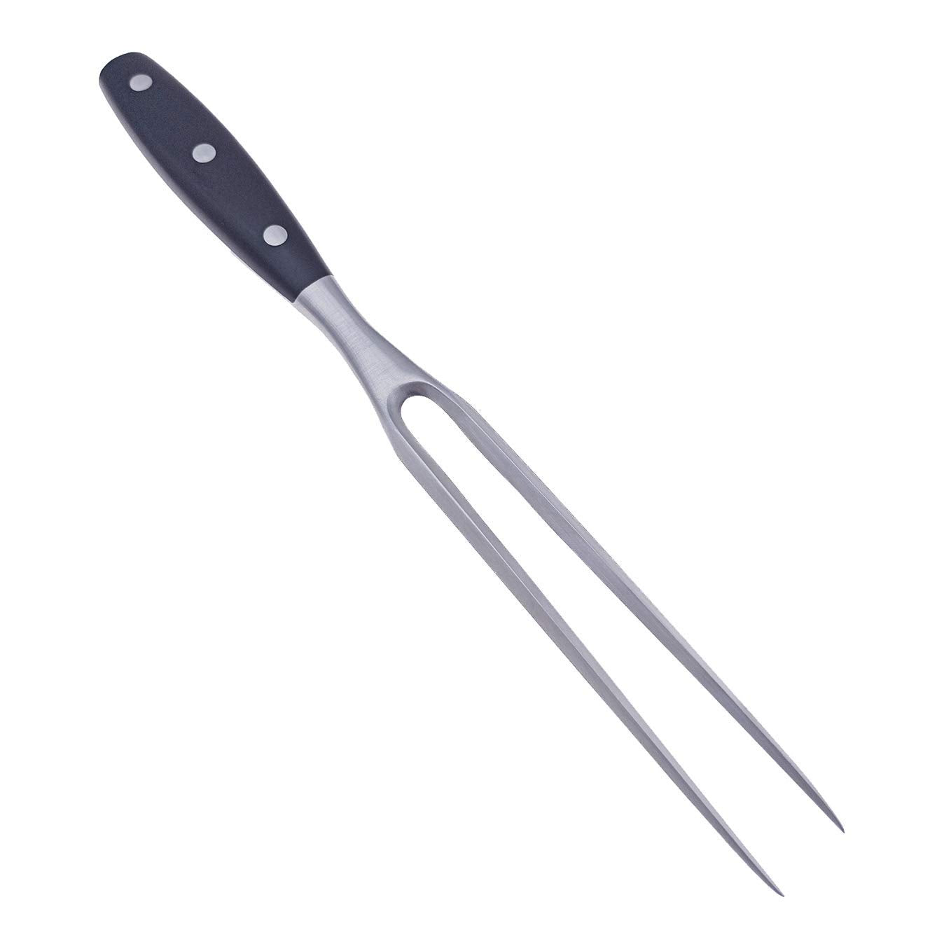 Kakamono Carving Fork, Meat Fork, 12 Inch Cooking Fork, Stainless Steel BBQ Fork, Long Metal Chef Pro Kitchen Forks for Barbecue, Serving, Cooking, Grilling, Roasting