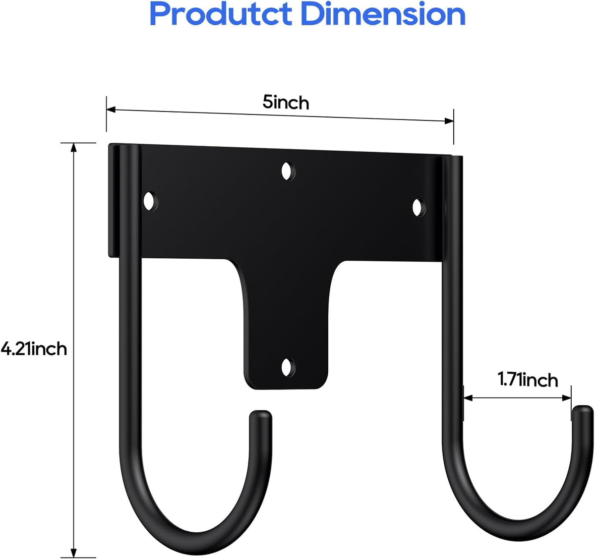 ORLESS Ironing Board Holder Wall Mount, Ironing Board Hanger, Ironing Board Holder, Iron Board Hook Wall Mount, for Laundry Rooms