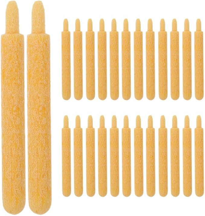 NUOBESTY 30Pcs 3mm Paint Marker Nibs Replacement Tips for Acrylic Paint Markers, Universal Permanent Pen Points, Easy to Replace for Artists, Students, Office Use