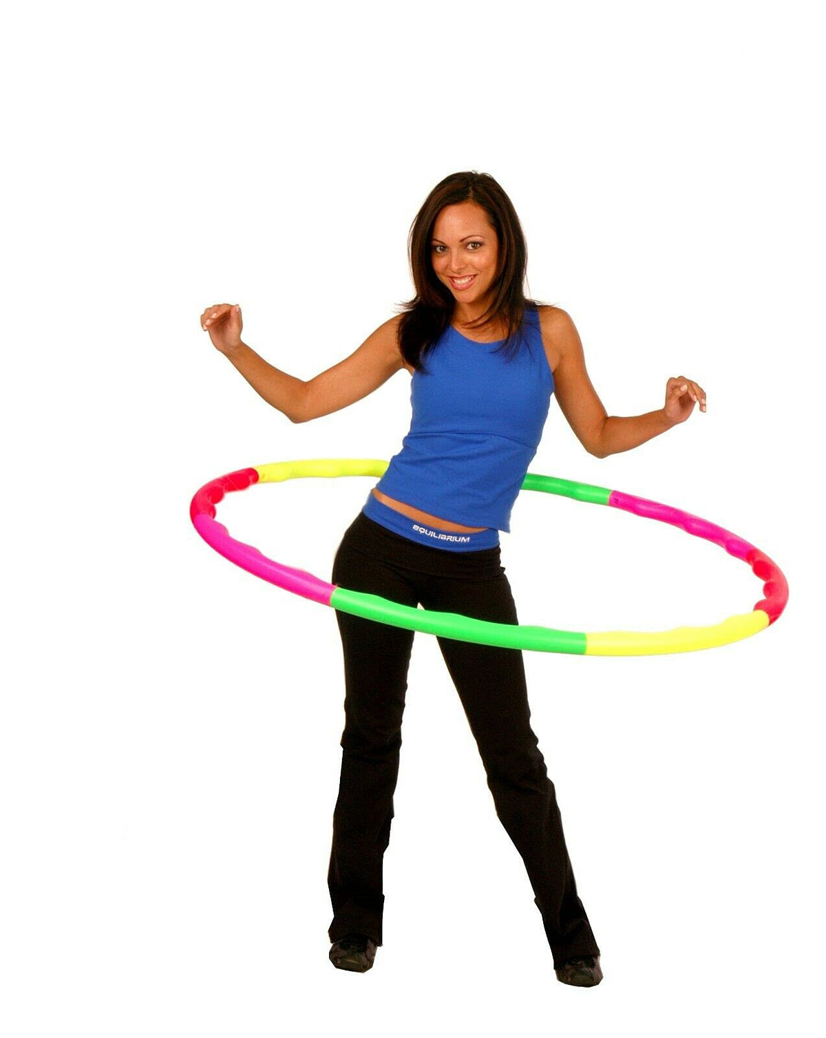Exercise Hula Hoop: Wavy Hoop 1B - 1.0 lb Small, for Children use. Four neon Colors.
