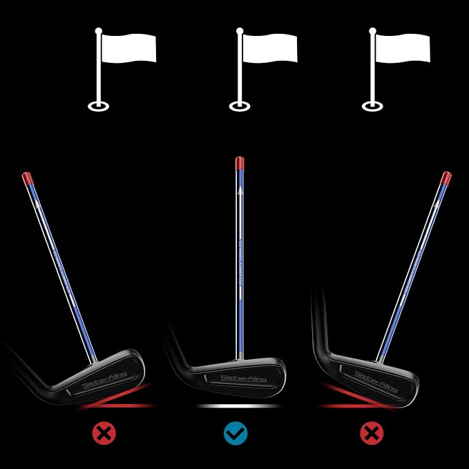 Water Telescopic Golf Ball Retriever and Golf Magnetic Alignment Rods