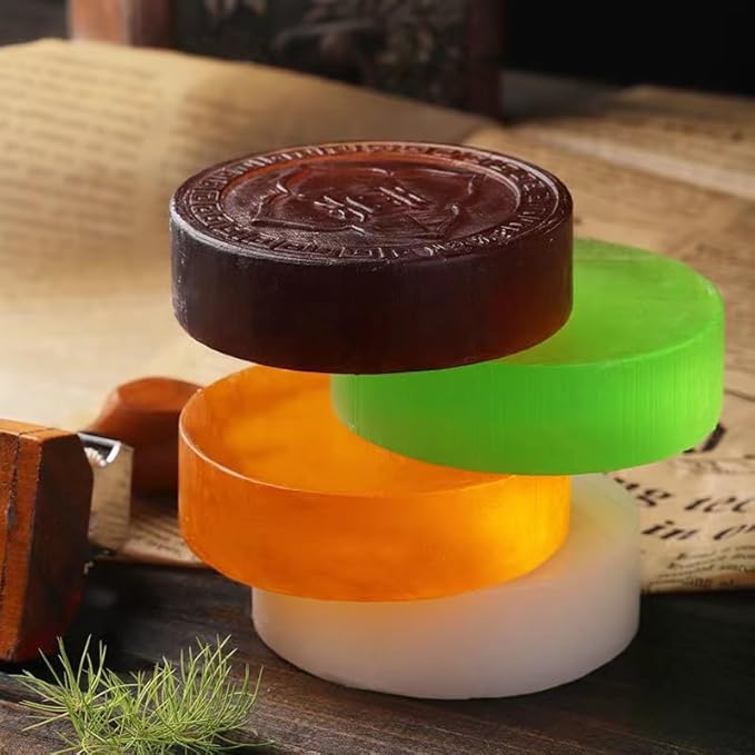Rose Ice Cube Mold & Soap Silicone Molds - 12-hole Round for Bath Bombs (2 Pack)