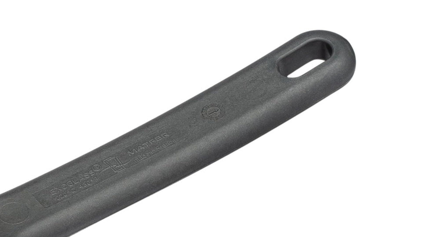 Matfer Bourgeat Exoglass® High Temperature Pelton Spatula, Grey