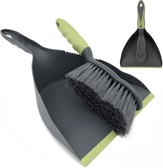 Dustpan and Brush Set,Dust Pans with Brush,Hand Broom Dust Pan,Broom Dustpan Set are Suitable for Kitchen, Sofa, Table, Car Trunk and Seat, Pet Nest and so on.(2pcs)