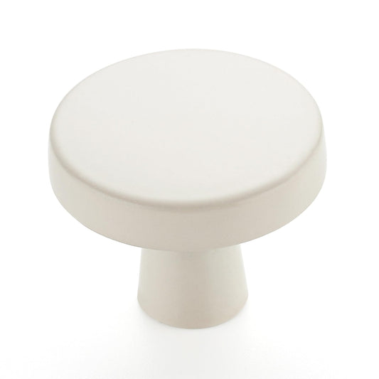 Ravinte 30 Pack Drawer Pulls 1-1/4 Inch Kitchen Cabinet Knobs White Solid Round Dresser Knobs Simple Cabinet Hardware for Cupboard Drawer Handles