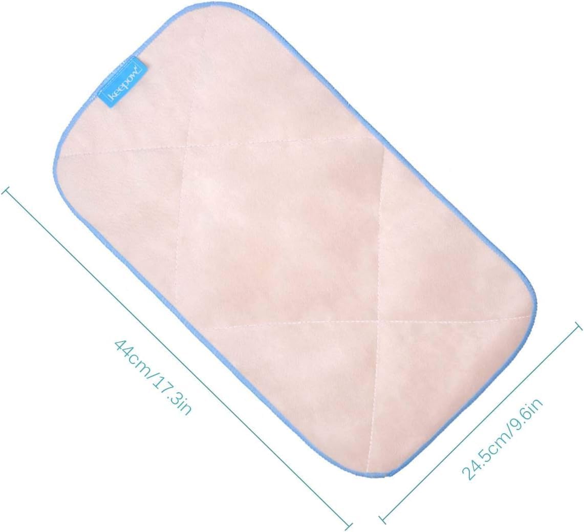 KEEPOW Microfiber Cleaning Cloth Compatible with MR.SIGA Professional Microfiber Mop for Hardwood, Wet & Dry Mopping Pads for Floor Cleaning, Pack of 3
