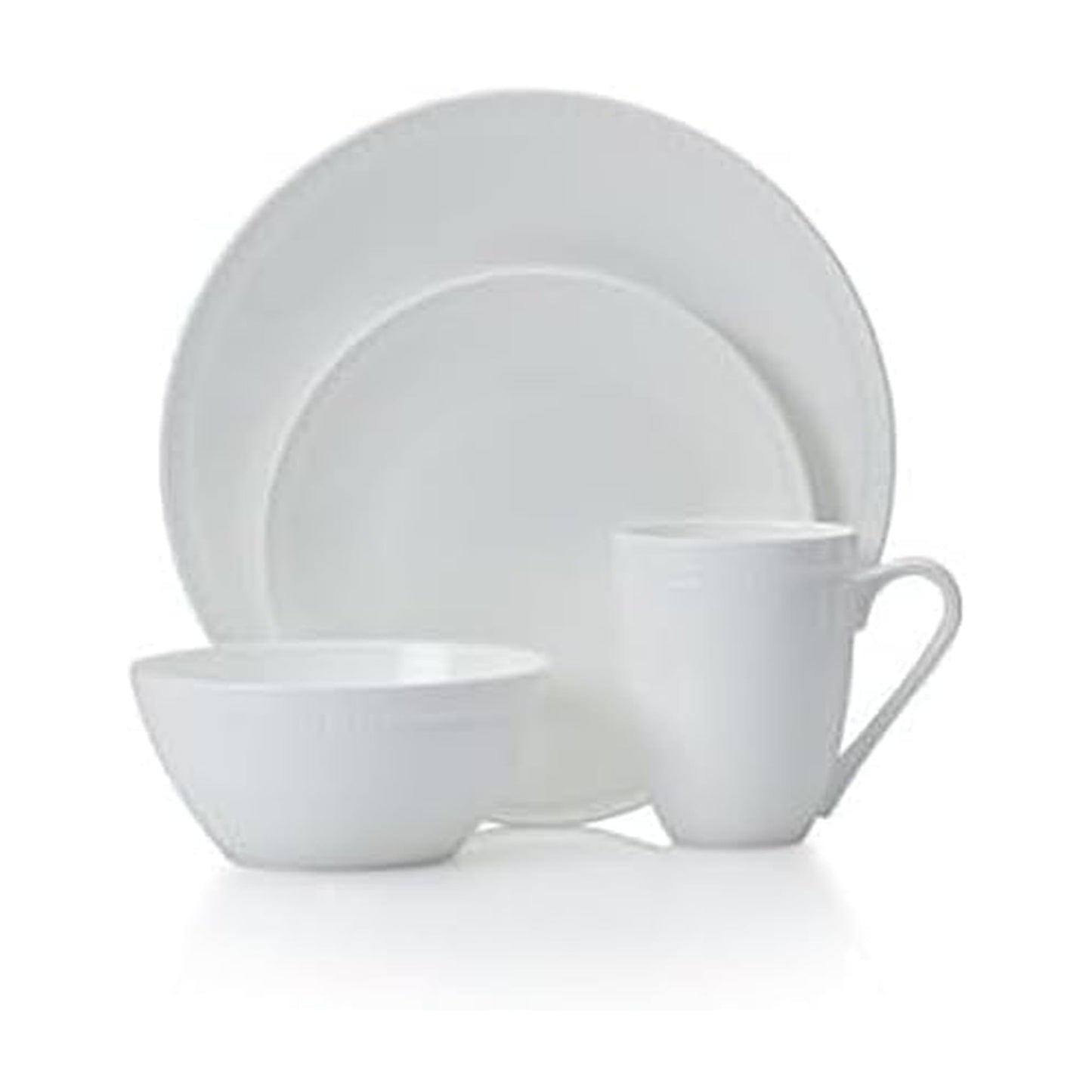 Mikasa 5224192 Loria 16-Piece Dinnerware Set, Service for 4