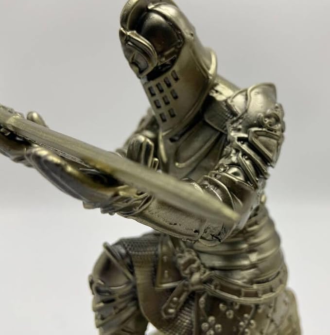 Medieval Knight Pen Holder Office Desk Decor Gifts for Men Father Husband Him Unique