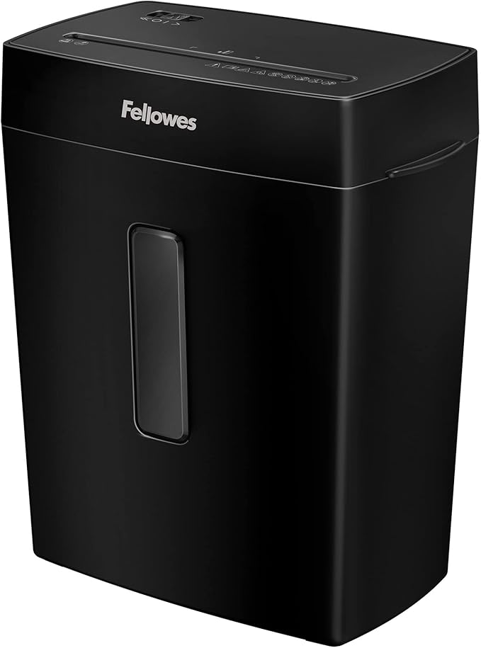 Fellowes P-40C 8 Sheet Cross-Cut Deskside Paper Shredder for Home Office