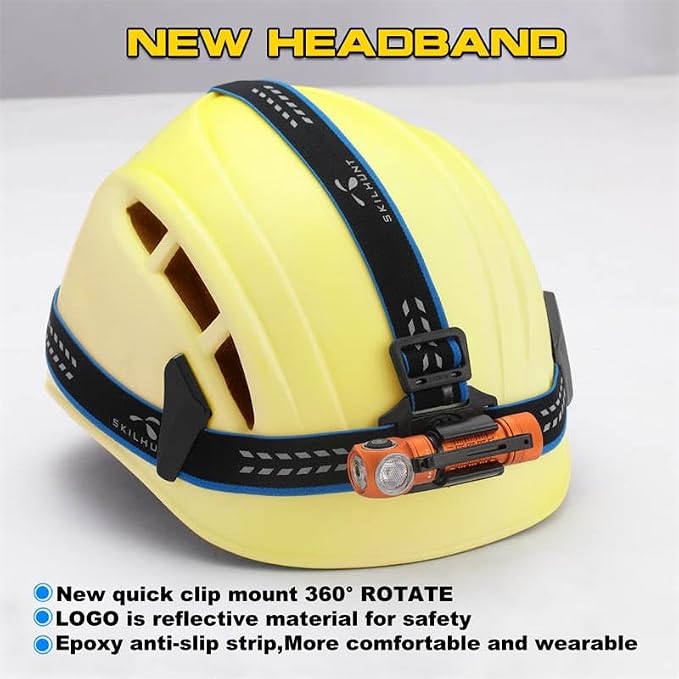 H150 Compact USB Magnetic LED Headlamp, Rechargeable EDC Light for Camping, Running, Hiking, Outdoor (Green, Cool White led)